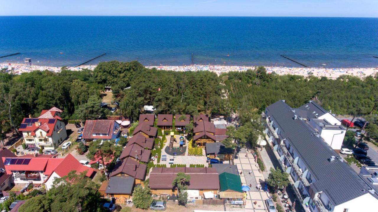 Domy Z Bala - Bungalow 50 Metrow Od Plazy Spa Domki Ogrzewane Dziwnówek Esterno foto